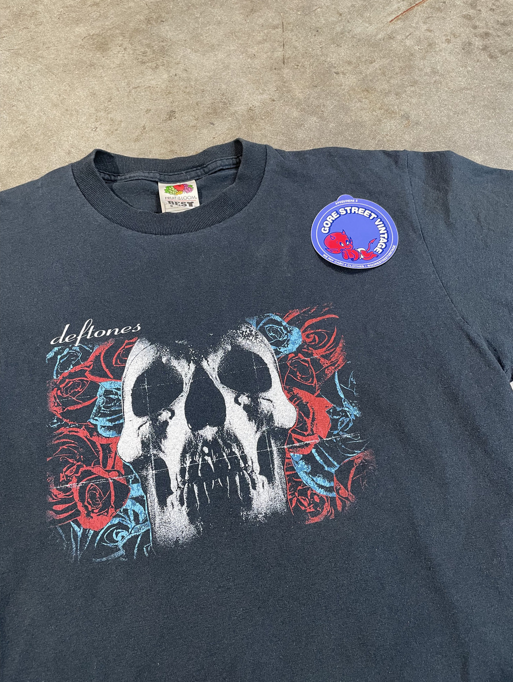 Vintage 00s Deftones Nu Metal Band Tour Tee M 18x26